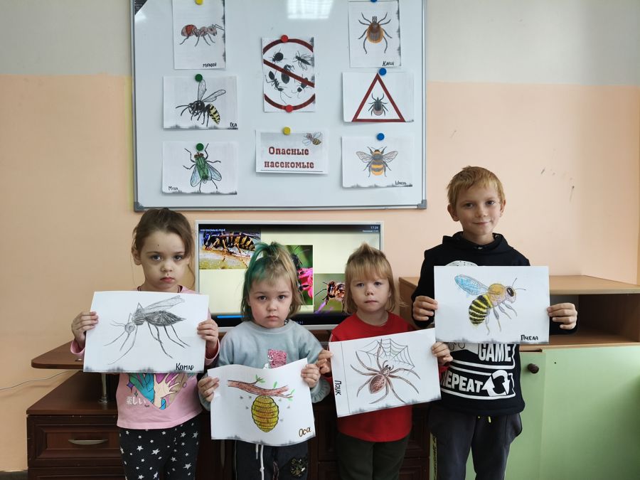 Познавательное занятие «Осторожно - опасные насекомые!»