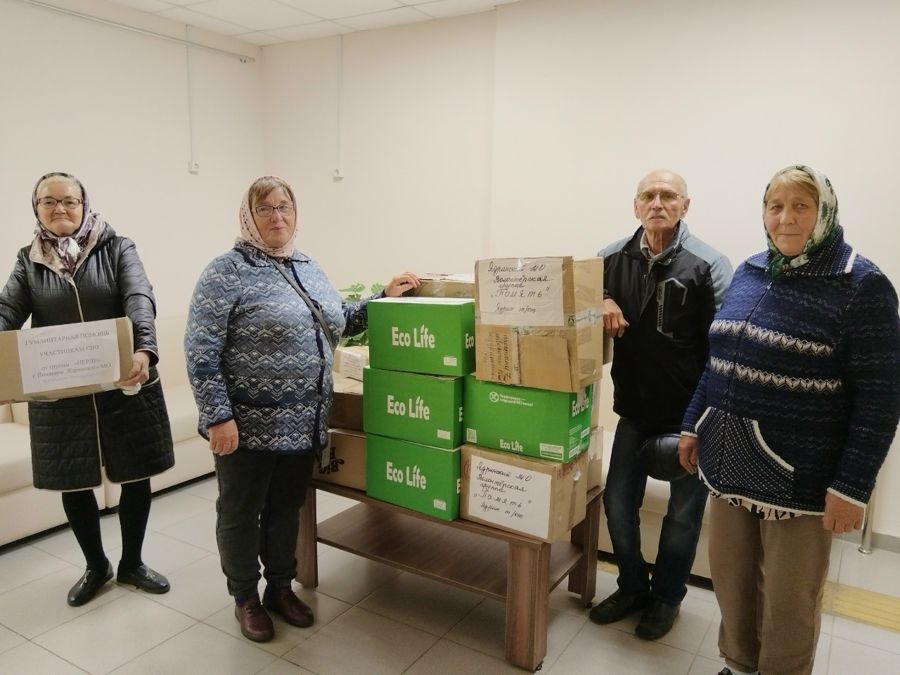 Жители Селоядринского территориального отдела передали гуманитарную помощь для  госпиталей