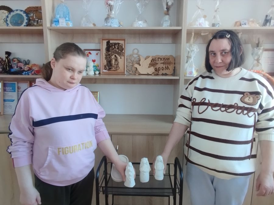 Необычный мастер-класс «Кукла Берегиня из гипса»