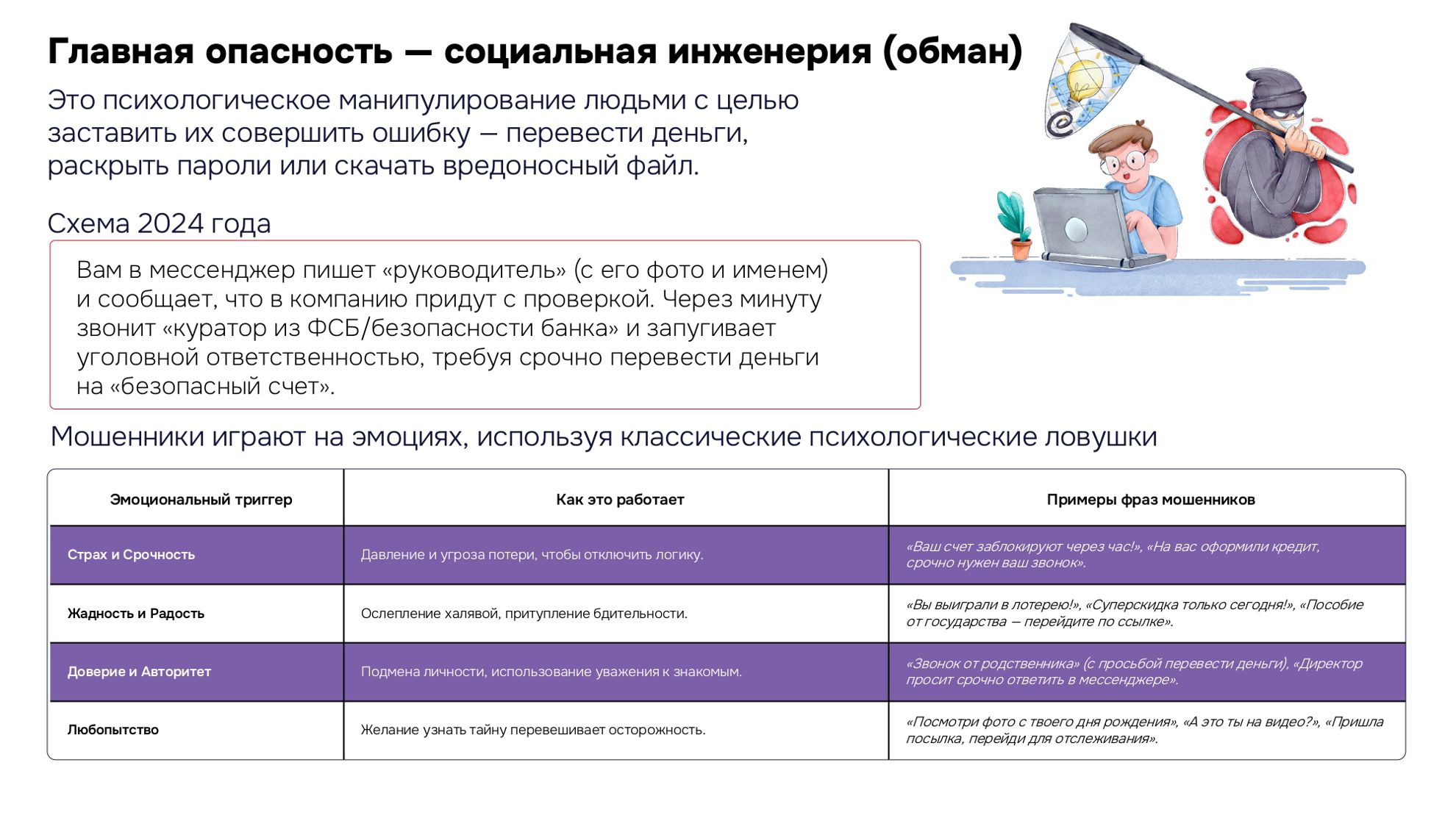 Напоминаем о простых и важных правилах безопасности в сети
