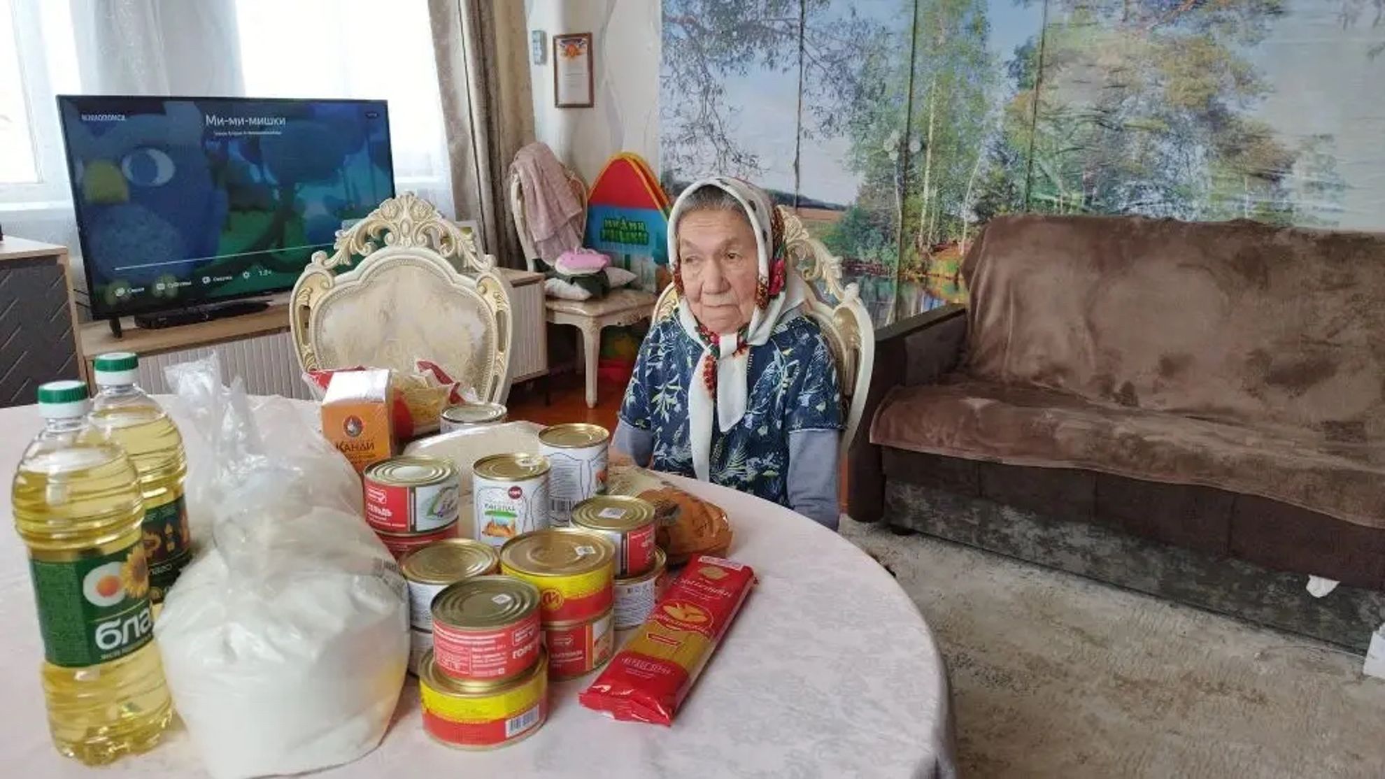 Пожилым людям Ядринского района доставили продуктовые наборы от фонда «Старость в радость»