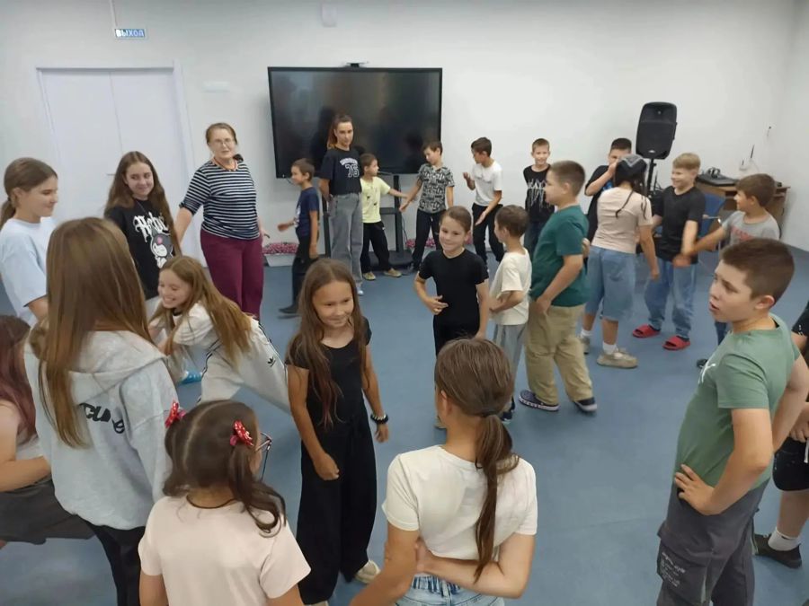 В летнем лагере при центре прошла беседа о вреде курения