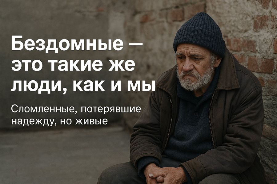 Что делать, если встретил бездомного человека