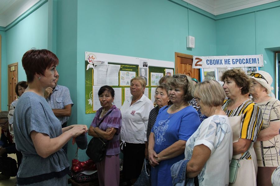 В Мариинском Посаде прошла выставка работ «серебряных» волонтеров со всей республики