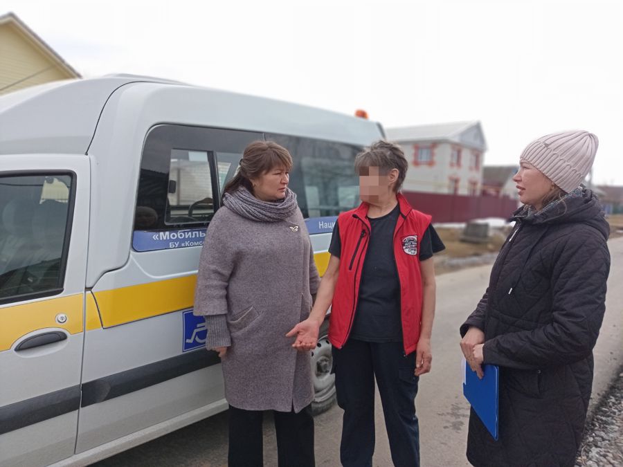 Специалисты Комсомольского центра соцобслуживания проводят мероприятия с семьями по профилактике пожаров в быту