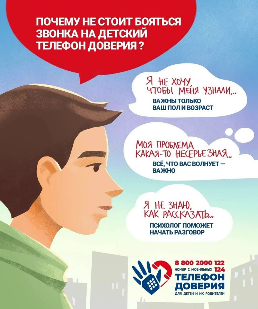 Что ты знаешь о Детском телефоне доверия