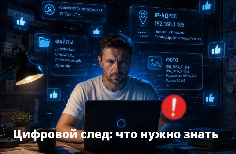 Любое действие в интернете оставляет цифровой след. И нередко он может рассказать о вас больше, чем вам хотелось бы
