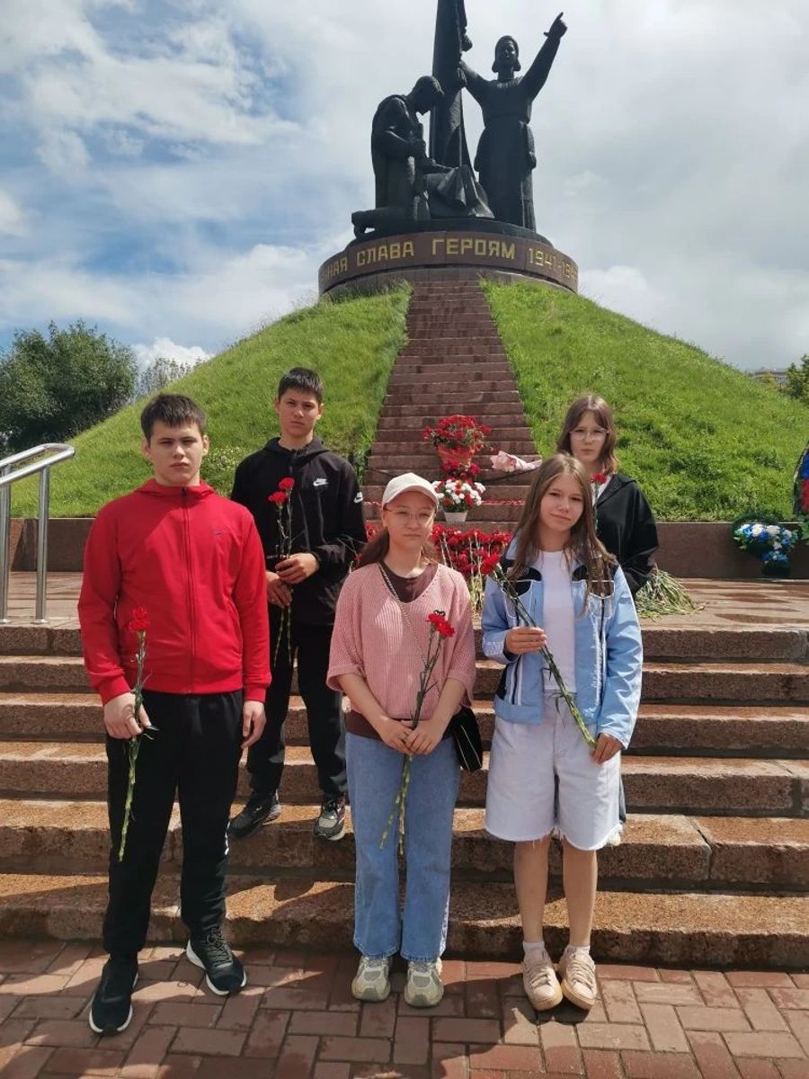 Дети посетили парк Победы