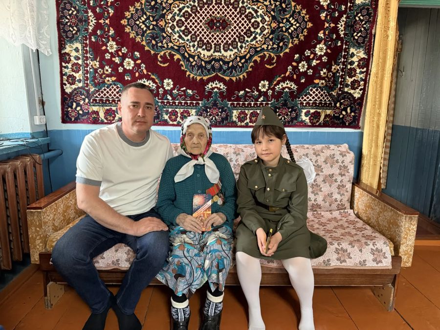 Чествование труженицы тыла