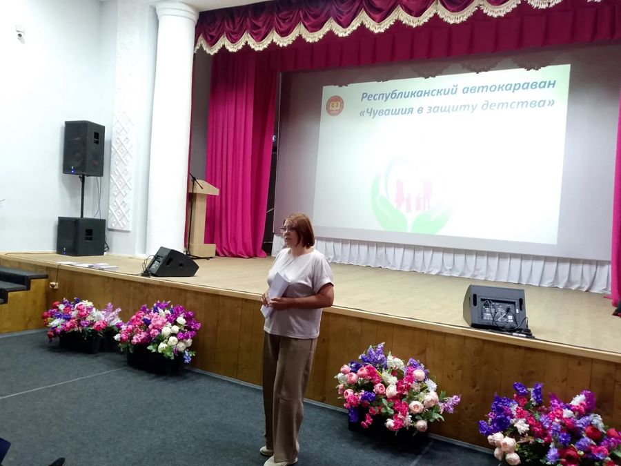 Республиканский автокараван «Чувашия в защиту детства» в Моргаушском округе