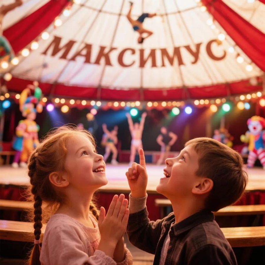 1 августа - семейные выходные в цирке «Максимус»