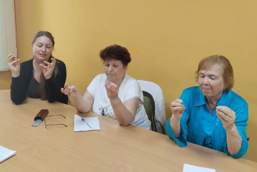 Нейрогимнастика тренирует мозг пенсионеров
