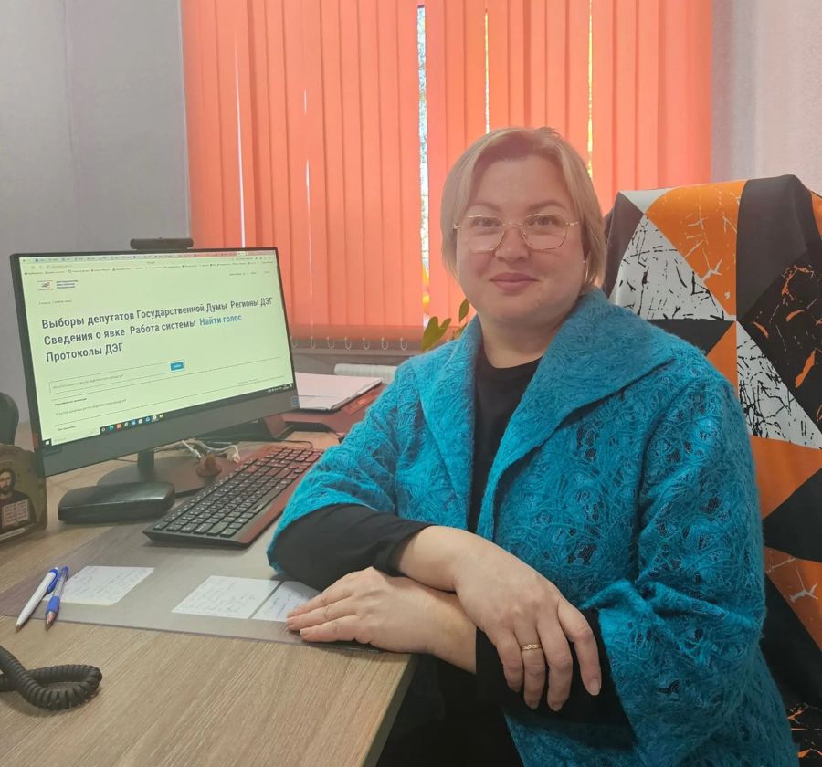 Директор БУ «Козловский КЦСОН» Минтруда Чувашии Елена Чапурина приняла участие в выборах 2026.