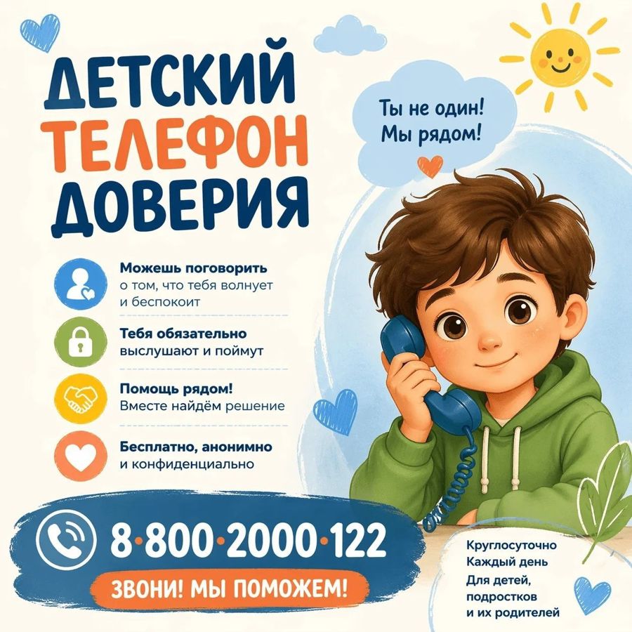 Детский телефон доверия