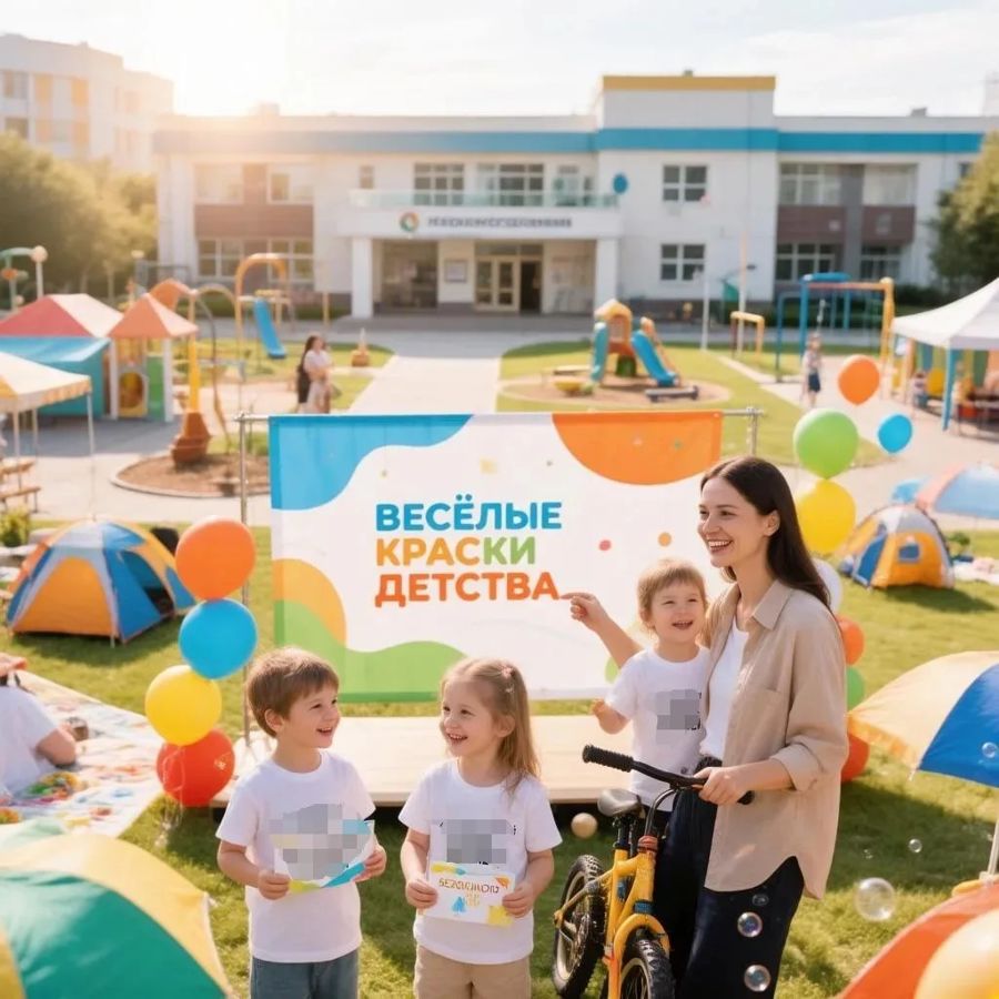 Приглашаем на семейный праздник «Весёлые краски детства»