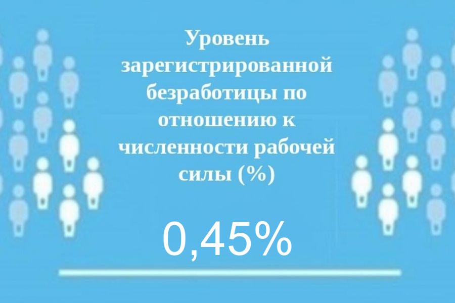 Уровень регистрируемой безработицы в Чувашской Республике составил 0,45 %