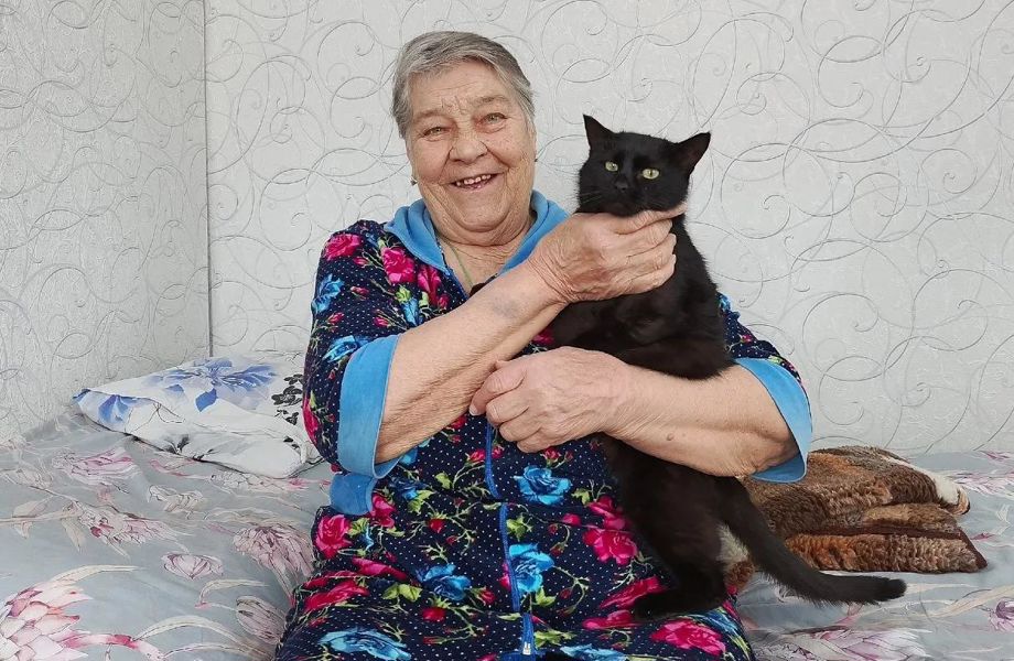 Кототерапия для пожилых людей