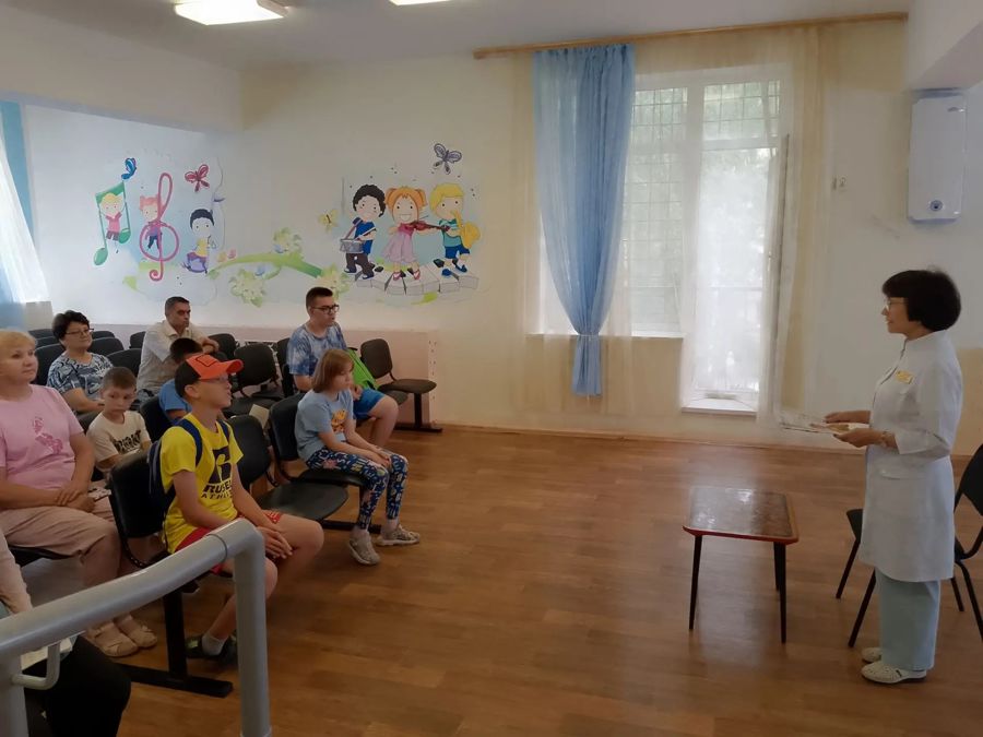 Воспитанники реабилитационного центра приняли участие во втором этапе всероссийского Лектория «Санпросвет»